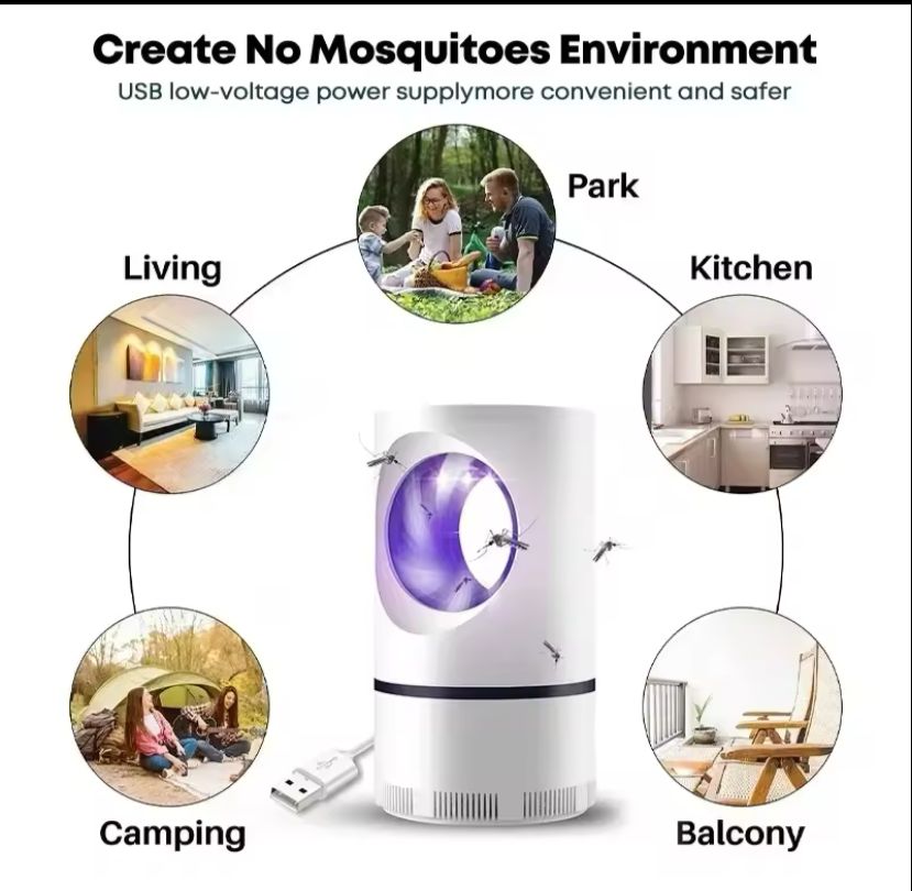Lampara anti mosquitos led