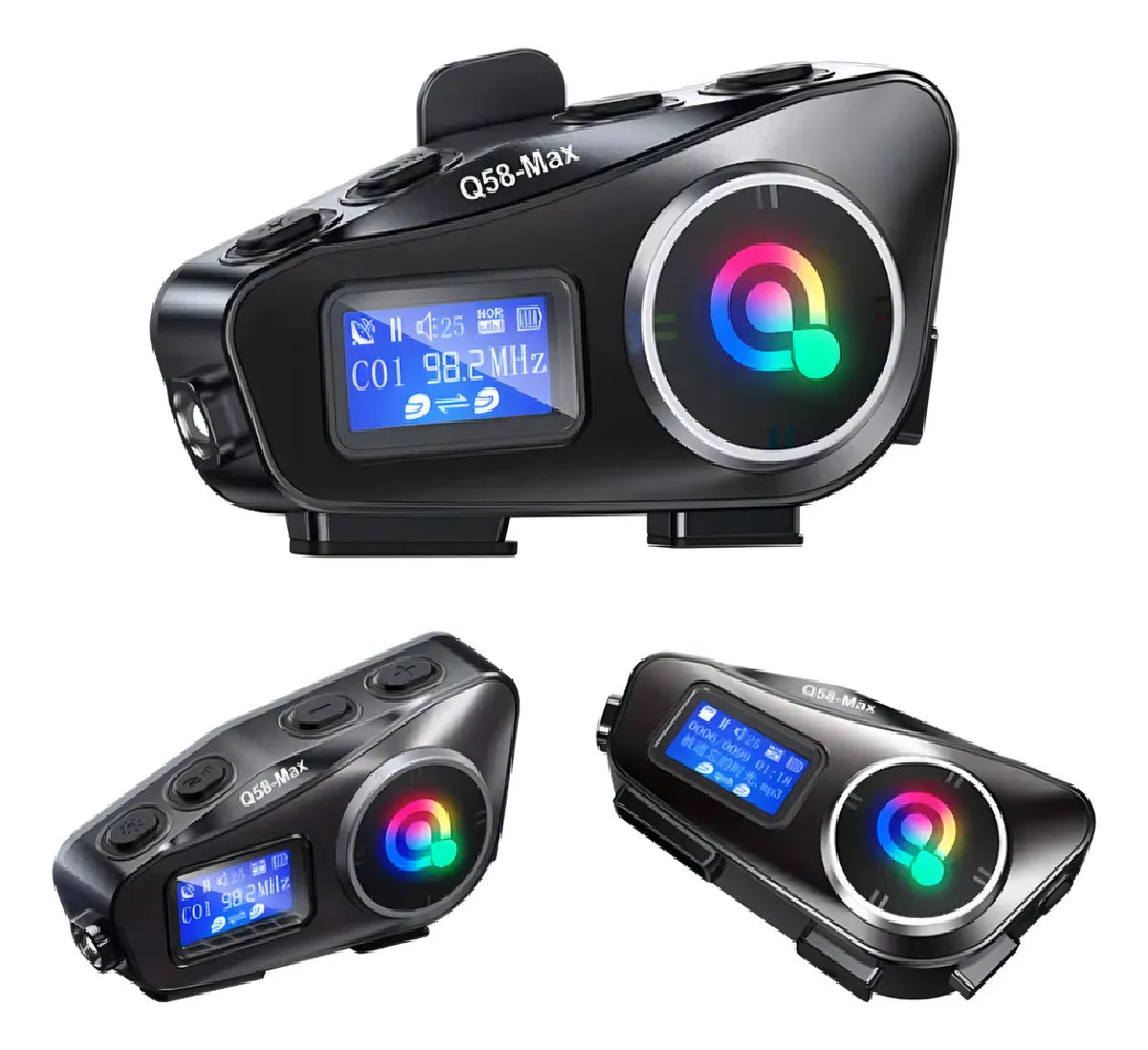 Gray helmet for bikers